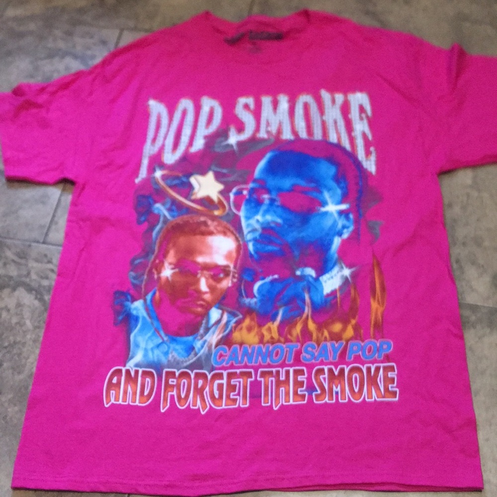 Pop Smoke shirt Sz L